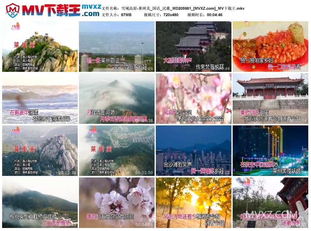 雪域高原-莱州美_国语_民歌_MD205981